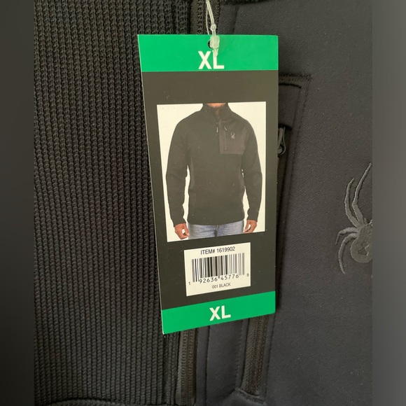 Spyder Men’s Bandit Half Zip Fleece Pullover Jacket XL - Picture 4 of 15